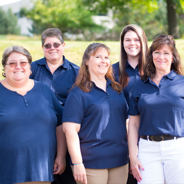 A few lovely members of Allentown Optical's customer service team